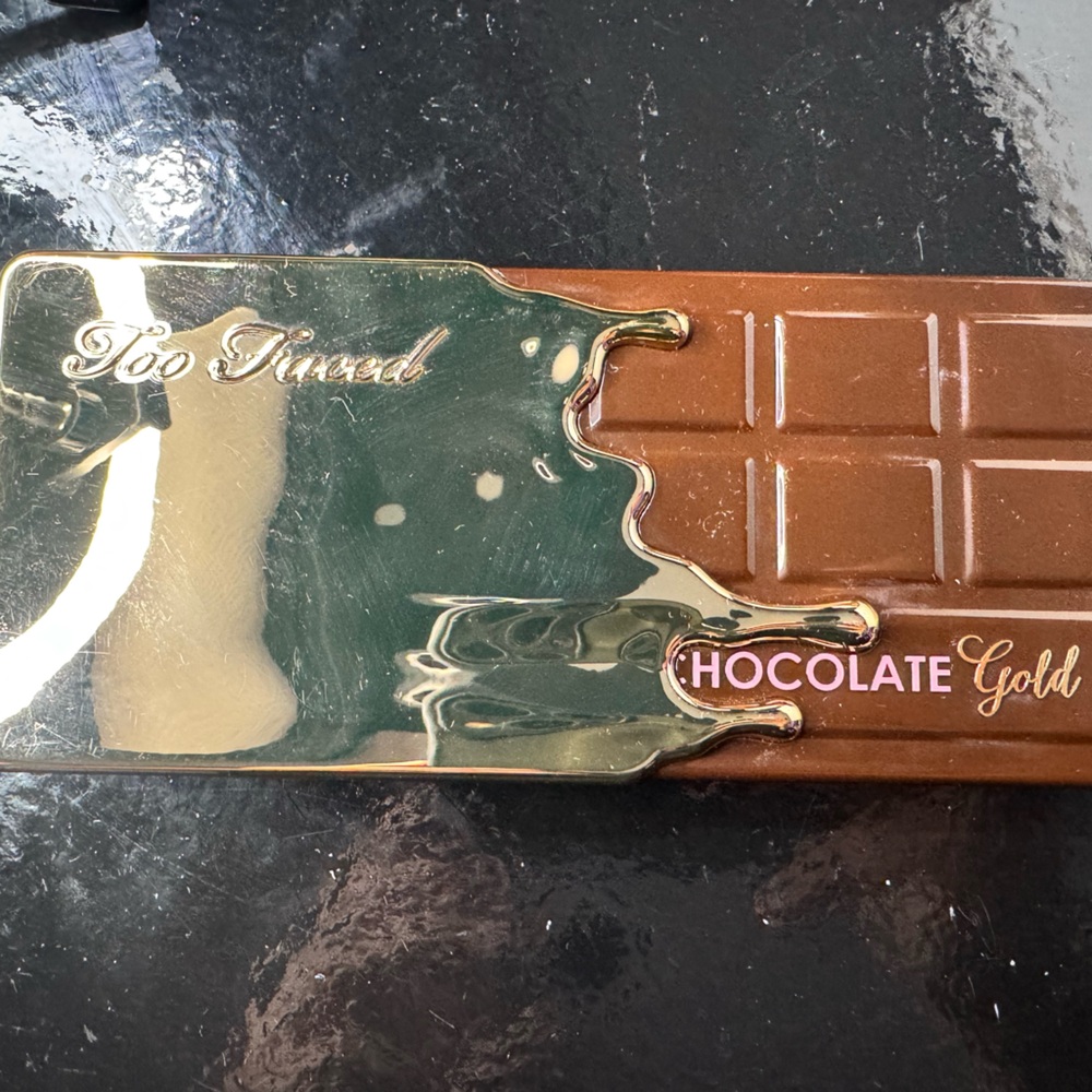 Too Faced Chocolate Gold Palette with Brown and Gold